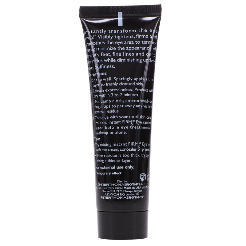 Instant Firming Eye Cream - Tighten & Reduce Puffiness, Wrinkles 1 oz