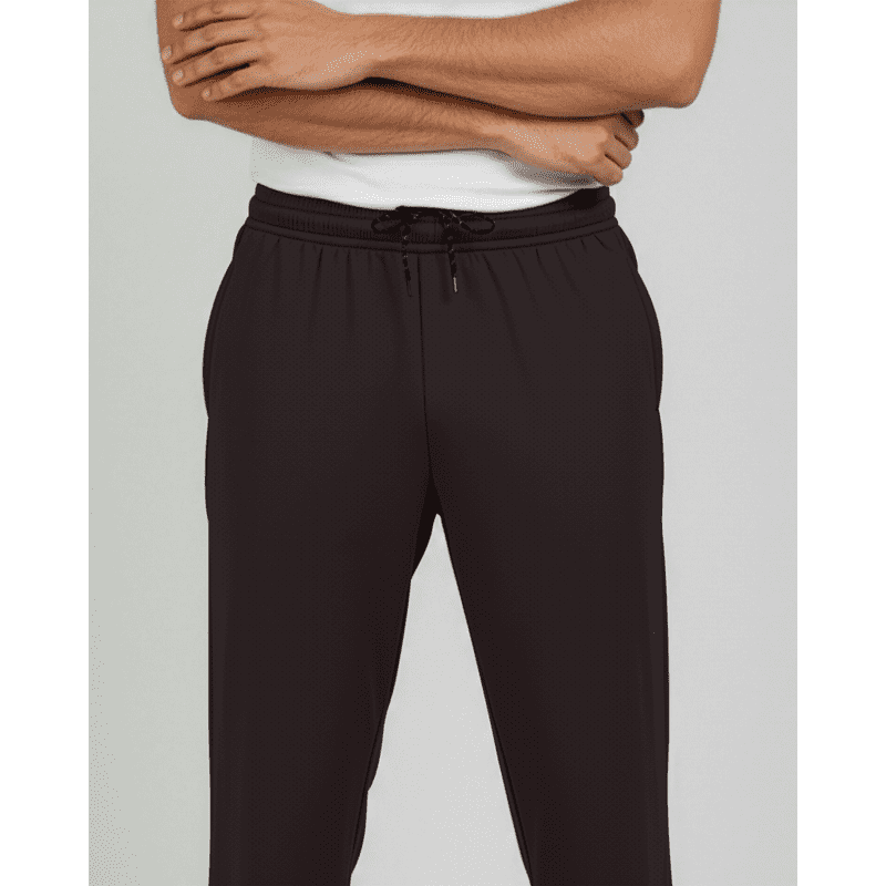 Men's Mesh Open Bottom Lounge & Workout Track Pants - 3 Pack