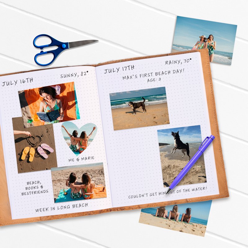 Photo Sticker Sheets for Printing and Decorating - 10 White 4x6 Sheets