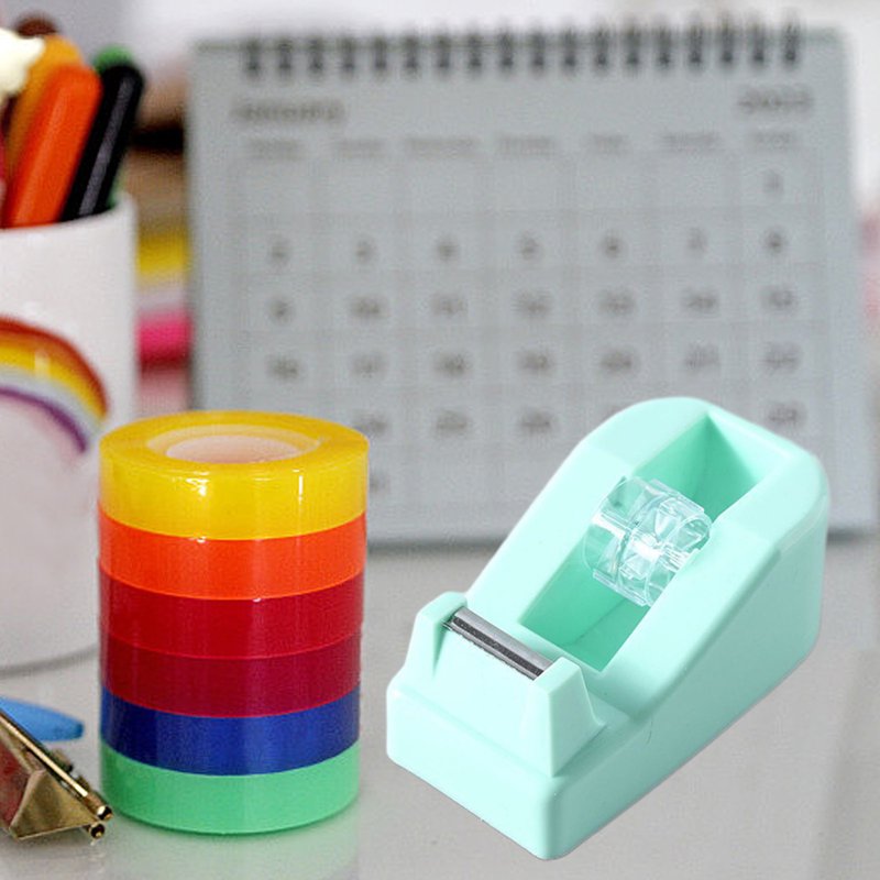 Heavy Duty Desktop Tape Dispenser with Non-Skid Base for Office & Retail Packaging