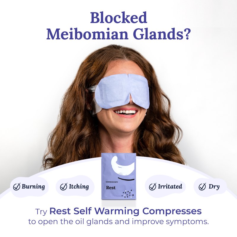 Self-Heating Warm Compress Eye Masks for Dry Eye Relief - 30 Count