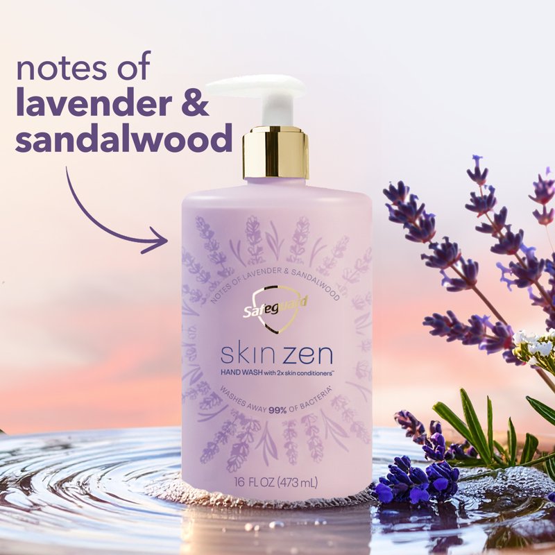 Liquid Hand Soap with Lavender & Sandalwood | 3 Pack, 16 fl oz
