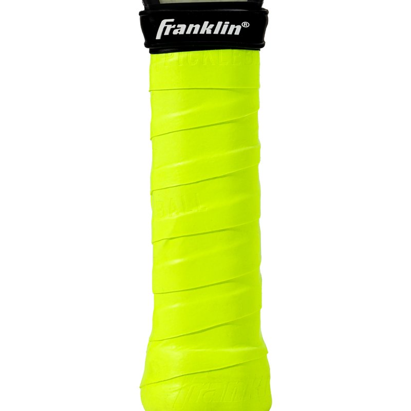 Optic Yellow 3-Pack Franklin Pickleball Paddle Overgrips – Extra Grip, Slight Tackiness