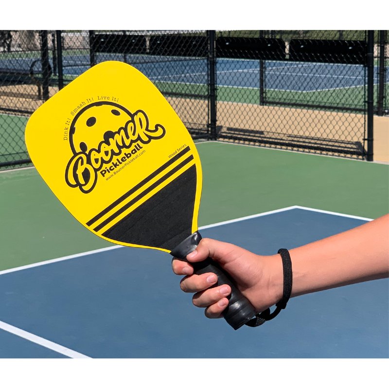 Boomer Wood-Series Pickleball Paddle - Dink Yellow (Variation of THIS listing)