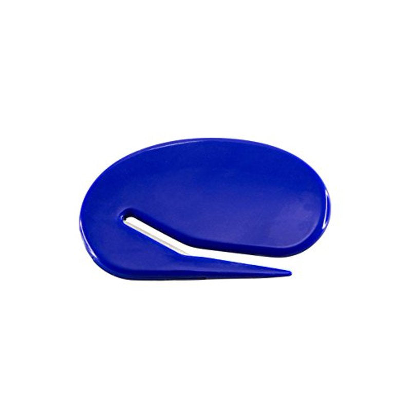 Assorted Color Letter Opener - Ergonomic Circular Design with Sharp Blade