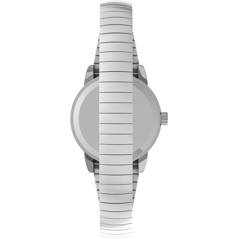 Casual Women's Watch with Easy-to-Read Dial and Tapered Expansion Band
