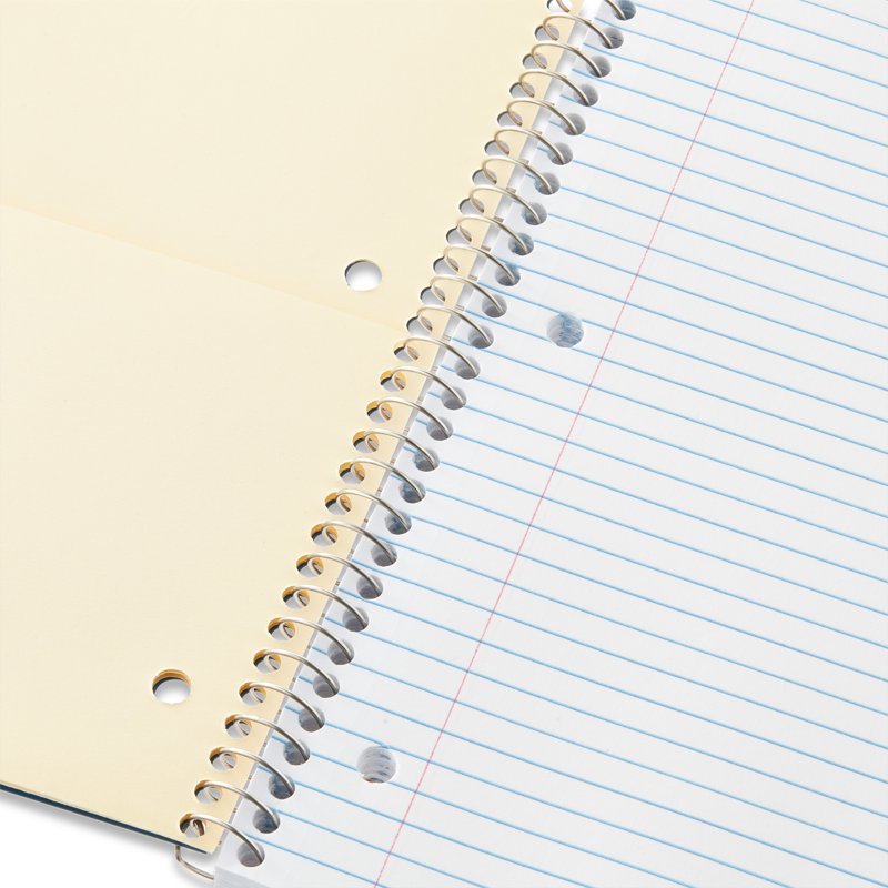 College Ruled 1-Subject Poly Notebook 9x11 Blue Sapphire 2 Pack