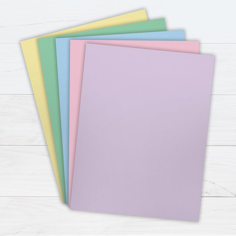 Assorted Pastel Craft Paper Pack for Easter & Seasonal Projects - 300 Sheets 8.5x11
