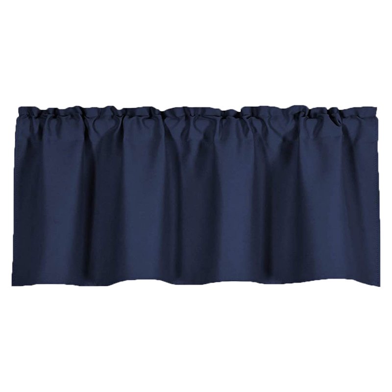 Blackout Valance Curtain for Kitchen & Living Room 57x18 Inches – Decorative Window Treatment