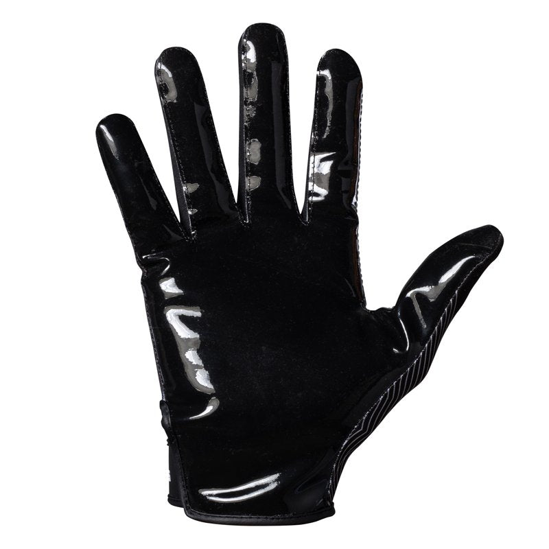 American Football Receiver Gloves - Lightweight Grip for Adults L/XL Black
