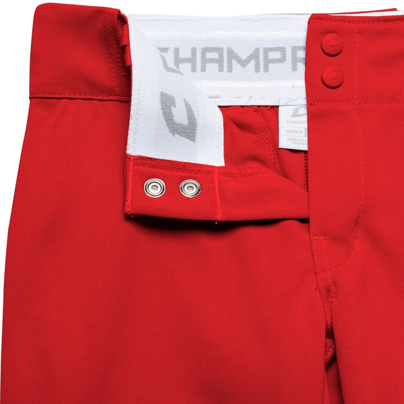 Softball Pants for Women - Low-Rise, Tapered Fit, Reinforced Knees