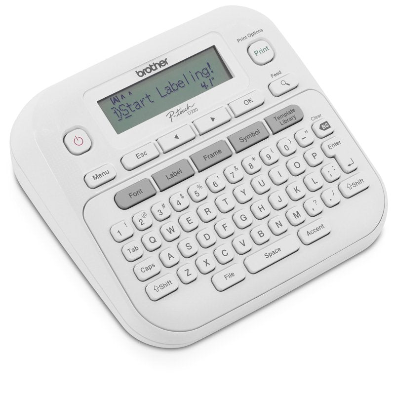 Office Label Maker with QWERTY Keyboard & Customizable Labels