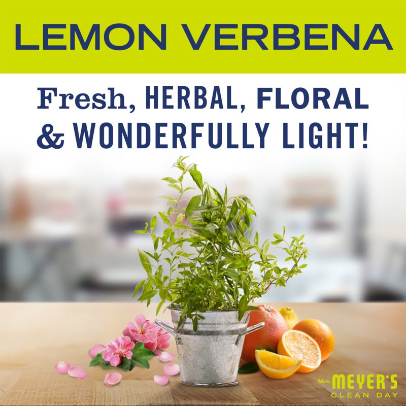 Mrs. Meyer’s Lemon Verbena Liquid Hand Soap - 12.5 oz, Pack of 4