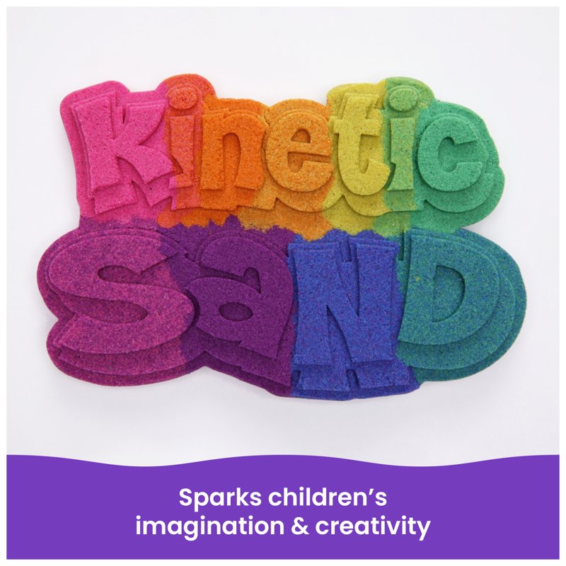 Kinetic Sand Sensory Play Sand Pink 2 lb Reusable Moldable Kids Toy