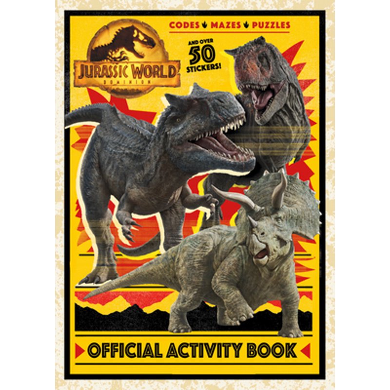 Jurassic World Dominion Official Activity Book for Kids - Fun Educational Game