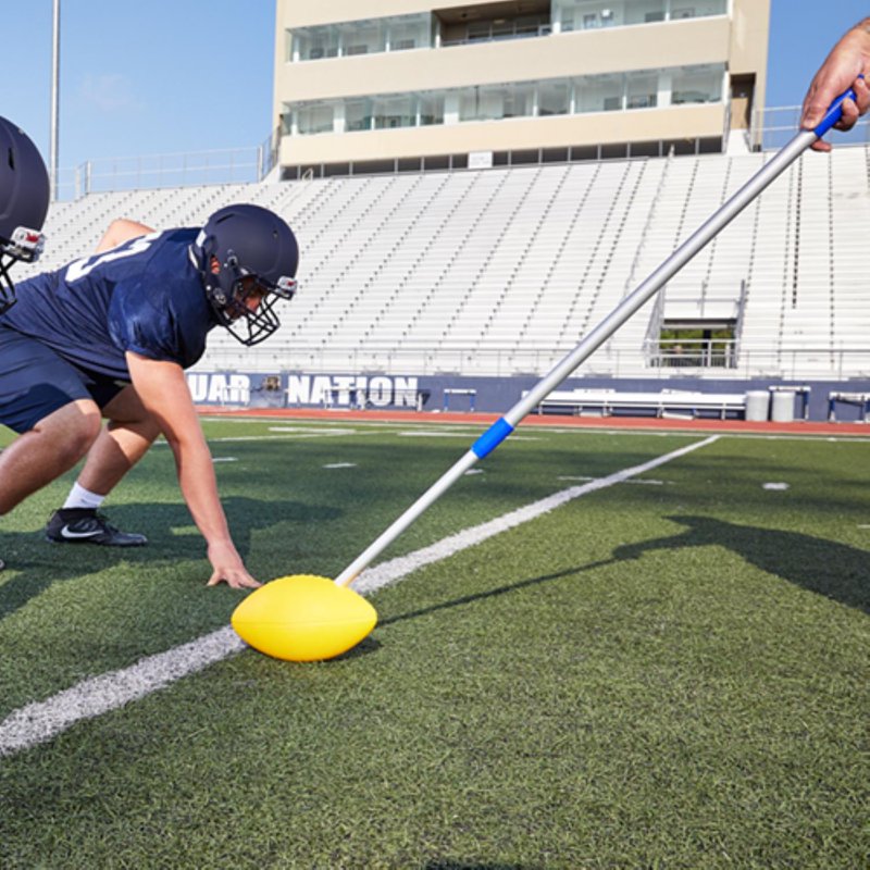 Pro Down Football Snapper Stick - Telescoping Practice Tool for Offensive Line