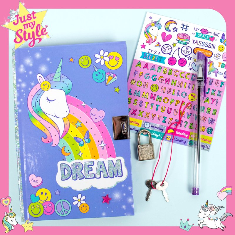 Light-Up Diary for Girls and Kids with Lock, Keys & Pen - Ages 6+