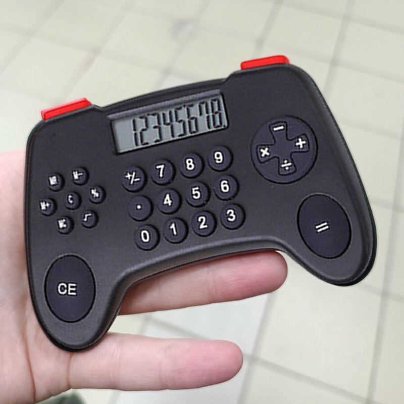 4 Function Desktop Calculator with Large LCD & Sensitive Buttons - Office & School Use