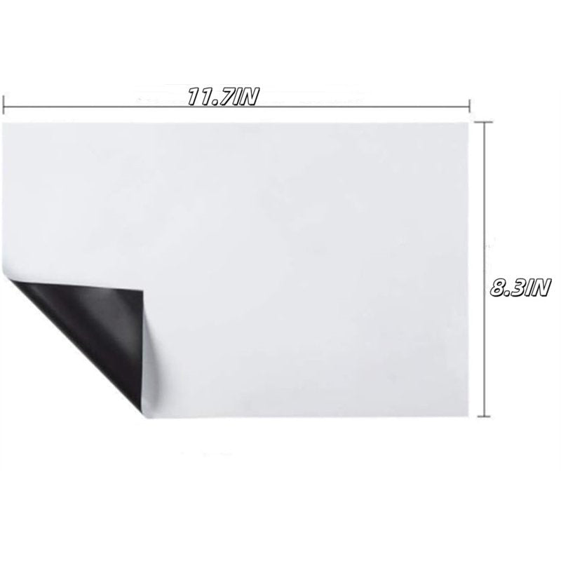 Magnetic Dry Erase Whiteboard Sheet - Wall Sticker for Fridge, Office & Kitchen