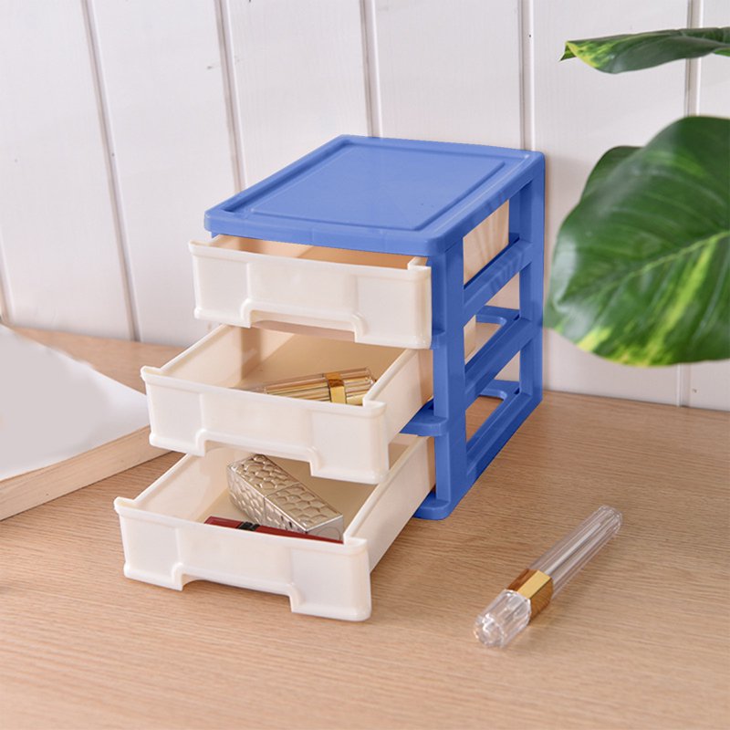 Desktop Plastic Storage Drawers Organizer for Kitchen, Office & Desk