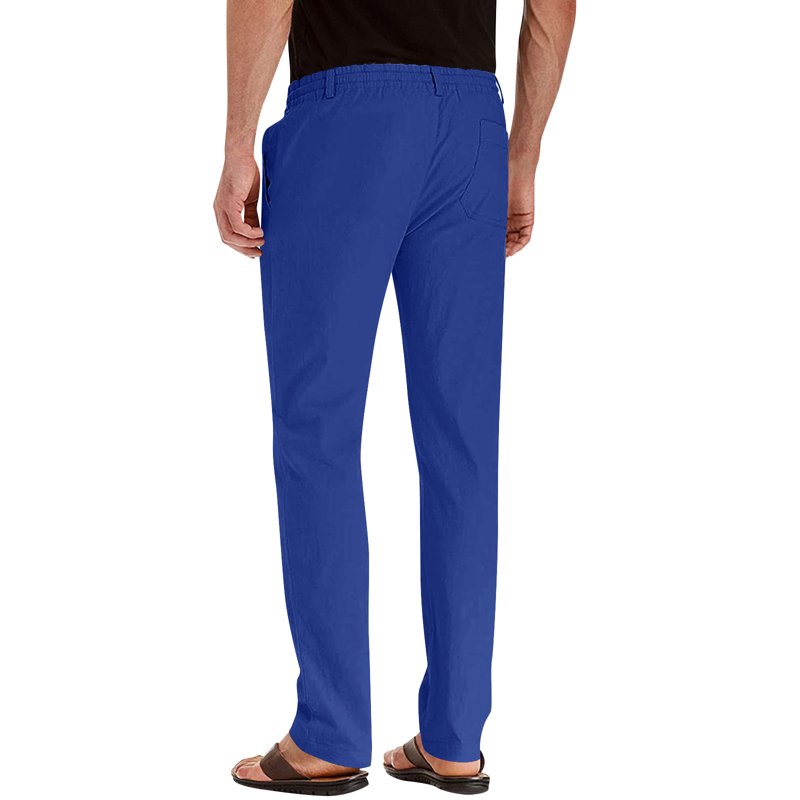 Slim Fit Dress Pants for Men - Business Casual Straight Leg Trousers
