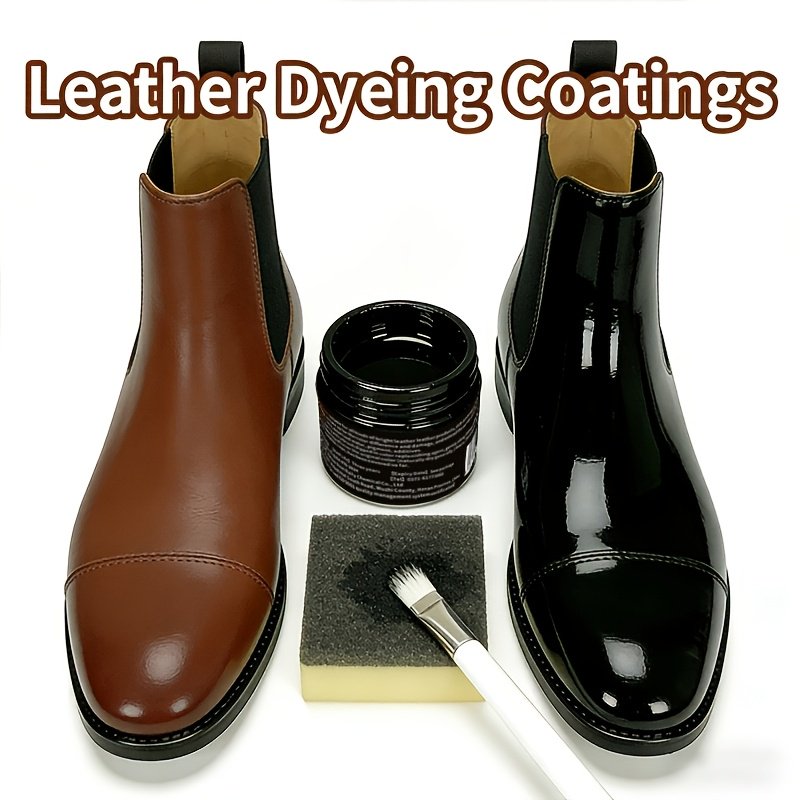 Leather Shoe & Bag Color Restorer Spray - Instant Black Dye for Leather Items