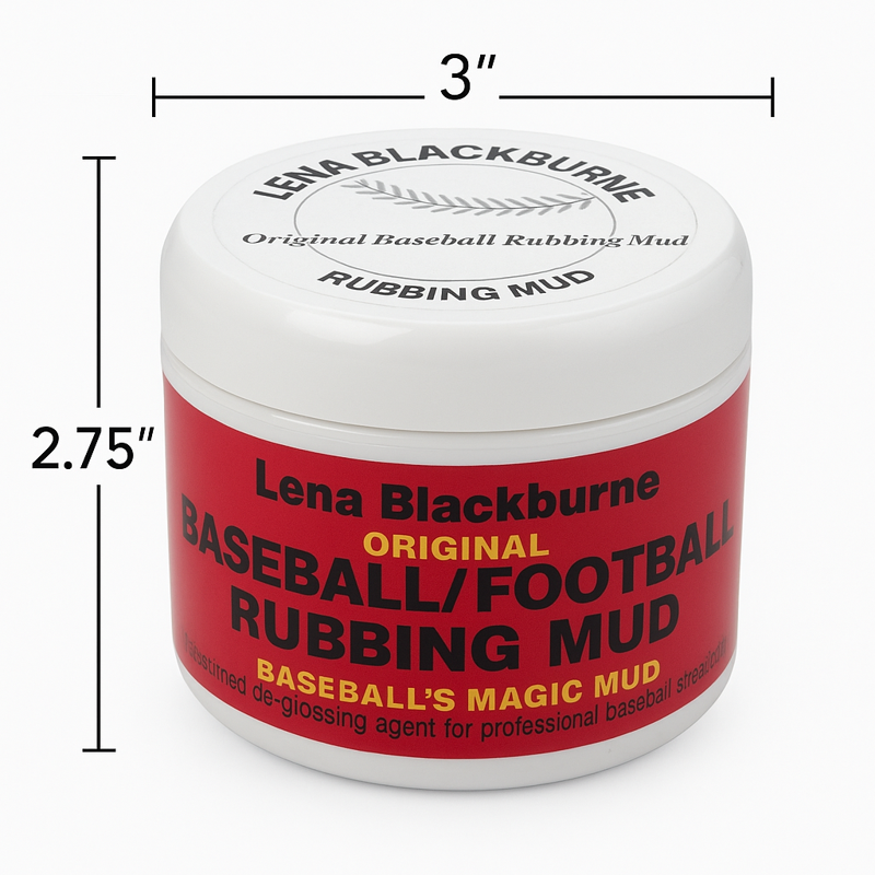 Baseball and Football Rubbing Mud for Leather & Synthetic Balls - 5.5oz