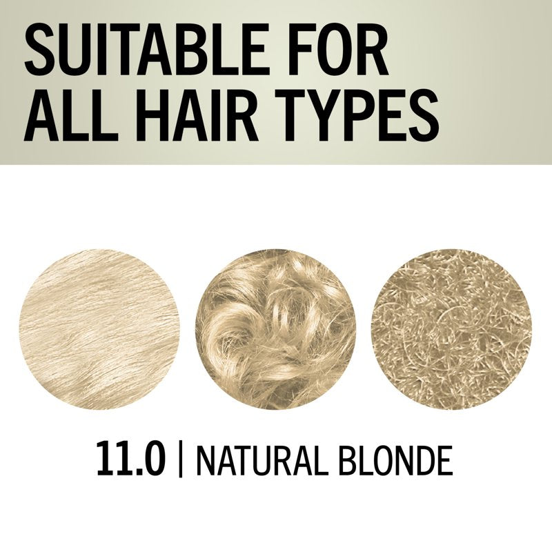 Permanent Hair Dye Kit - Blonde Shades with Keratin & Brightening Serum