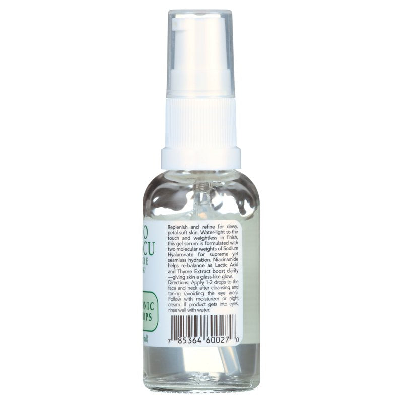 Hyaluronic Dew Drops Face & Neck Serum – Oil-Free Gel Hydration 1 fl oz