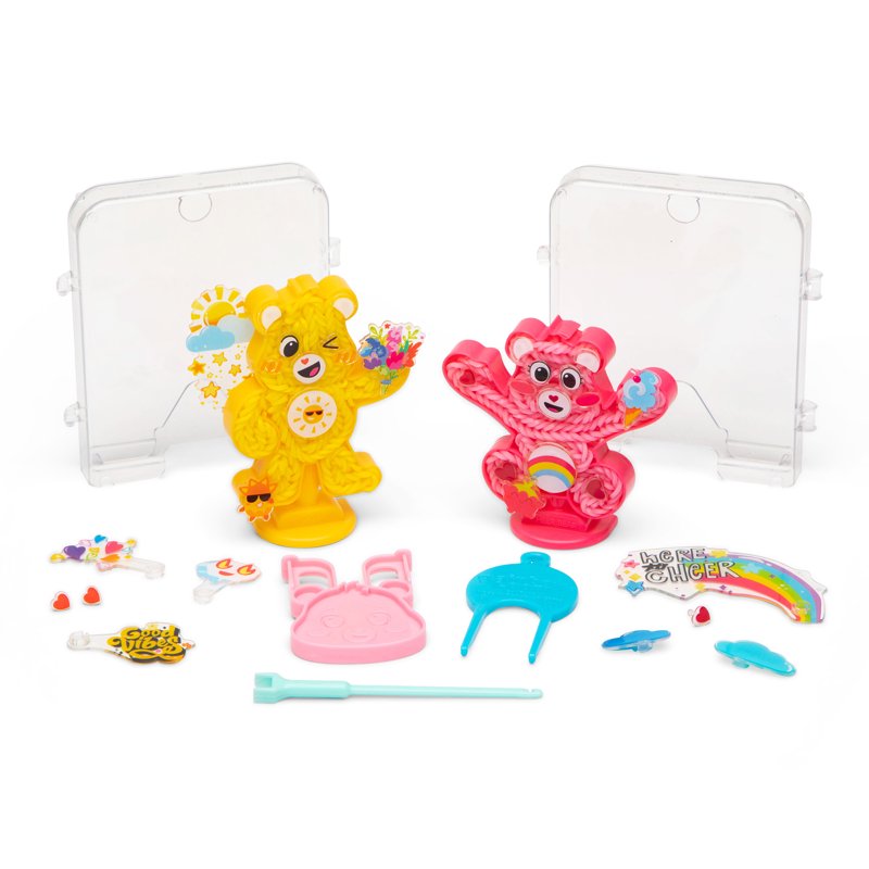 DIY Care Bears Bracelet Kit with Loom & Accessories - Rainbow Loom Loomies