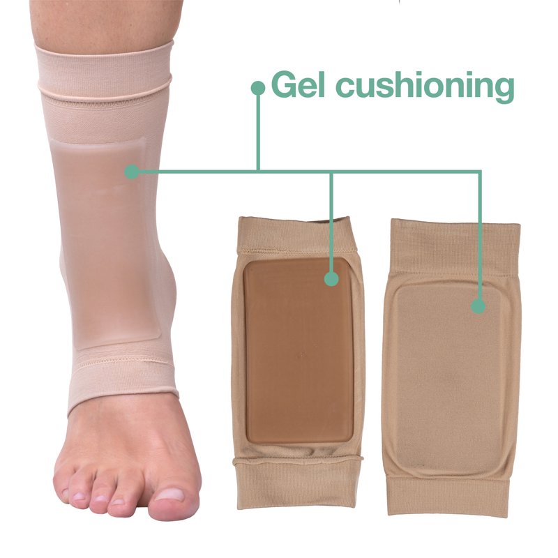 Padded Skate Socks for Lace Bite Protection - Hockey, Figure & Ice Skating