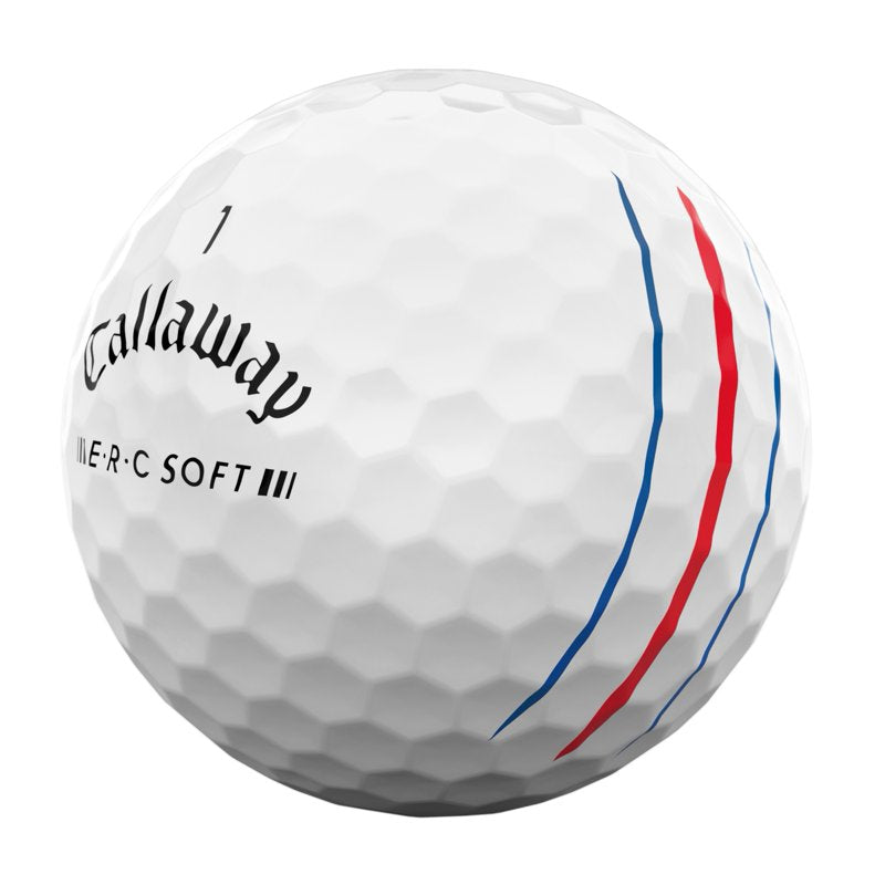 Callaway ERC Soft Triple Track Golf Balls - 12 Pack, Soft Feel & Long Distance