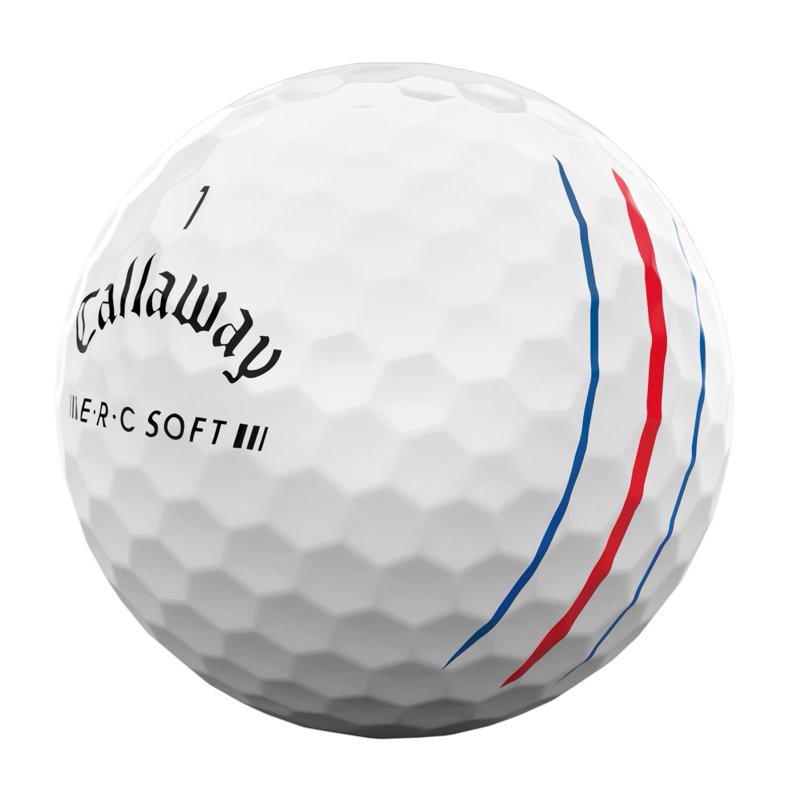 (2 Pack) Callaway ERC Soft Triple Track Golf Balls 12pk White, 2023