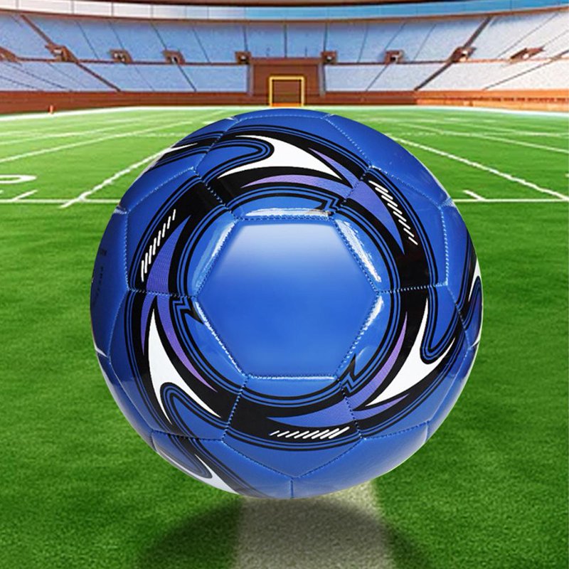 Soccer Ball Standard Size 5 21.5cm Leakproof Durable Rubber – Blue (Variation of THIS listing)