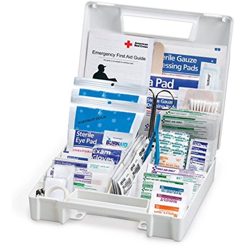 First Aid Kit with 180 Items - Emergency Medical Supplies & Bandages