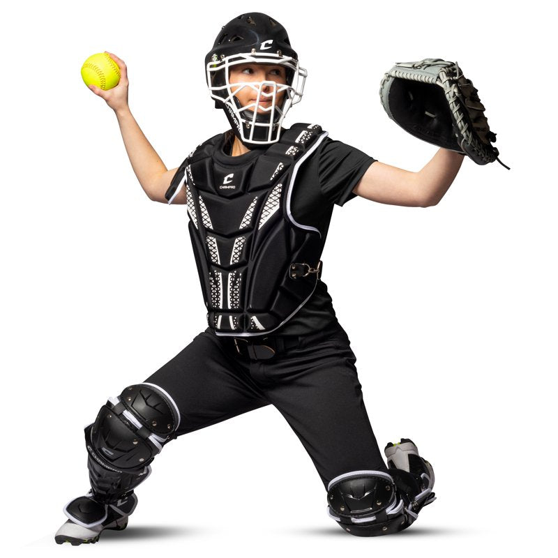 Youth Softball Catcher Gear Set - Protective Equipment for Ages 8 & Under