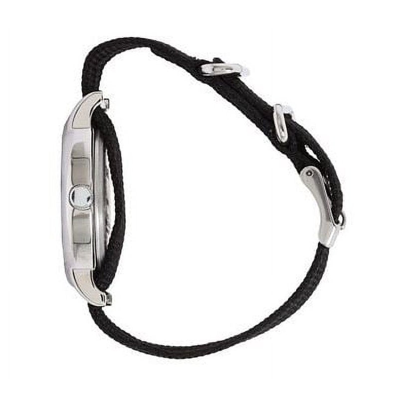 Unisex Casual Watch with Slip-Thru Fabric Strap - 38mm Water-Resistant