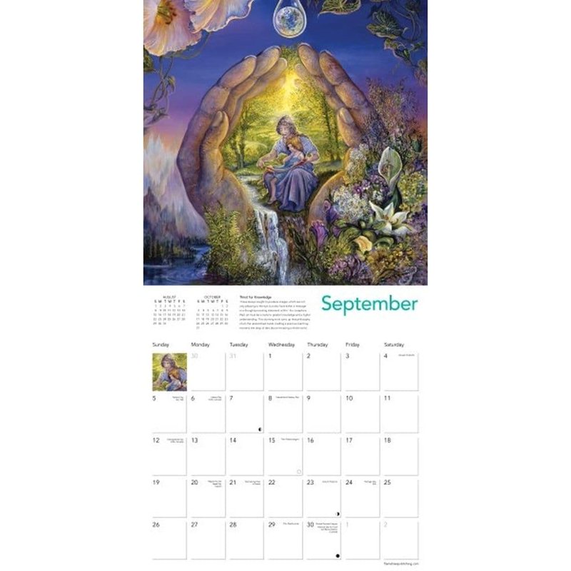 Josephine Wall Celestial Journeys 2027 Art Calendar - Spiritual & Fantasy Wall Calendar
