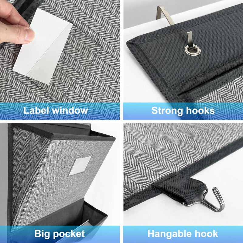 Over-the-Door File Organizer with 5 Large Pockets for Office & Classroom Storage