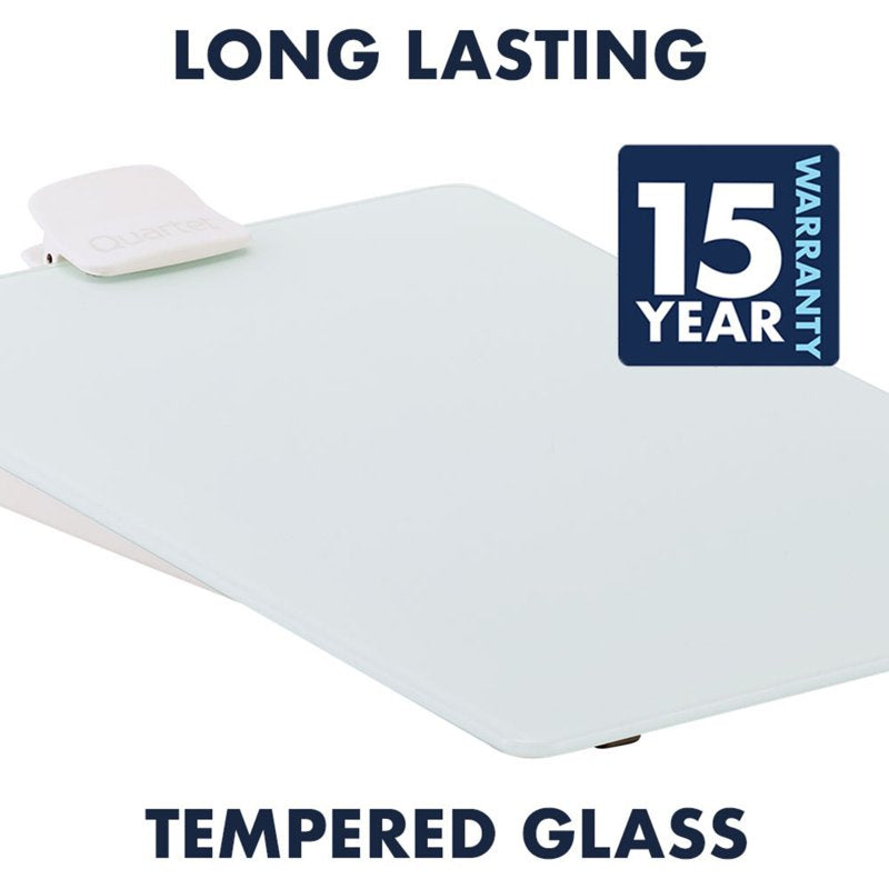 Quartet Glass Dry-Erase Desktop Easel 9x11 White Surface - Single