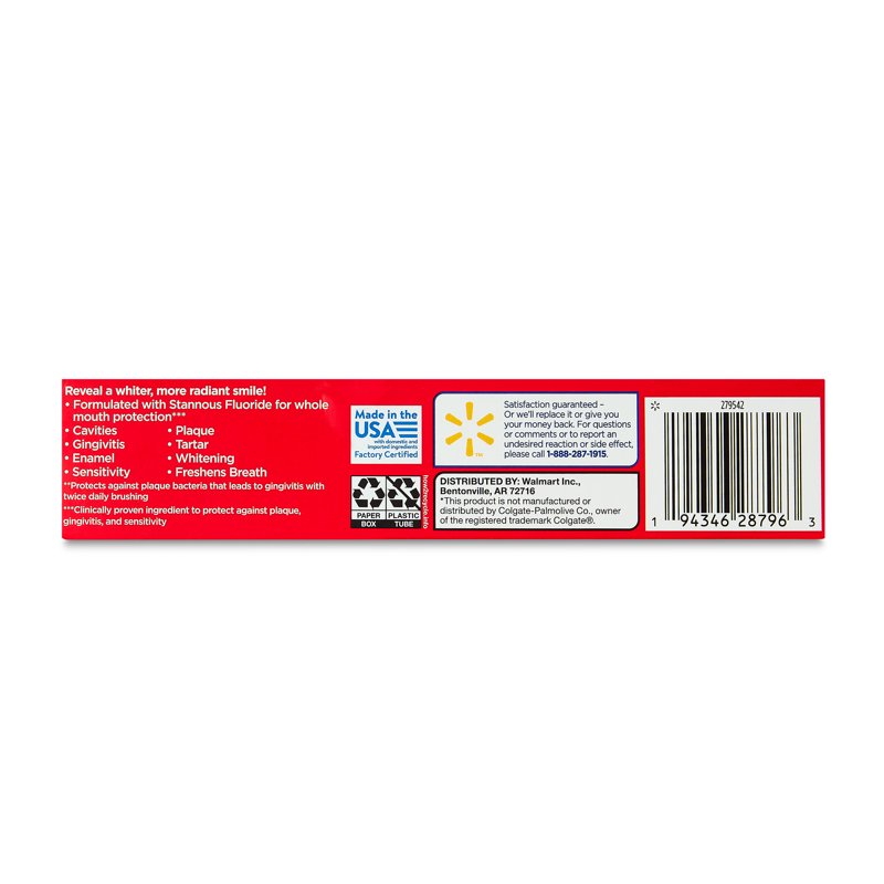 Multipack Whole Mouth Protection Mint Toothpaste 6 Pack 5.1 oz