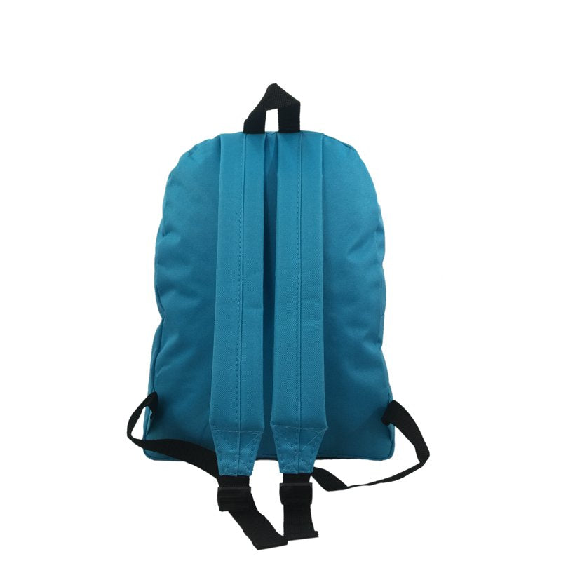 Unisex 16-Inch School Backpack for Elementary and High School - Polyester, Adjustable Straps