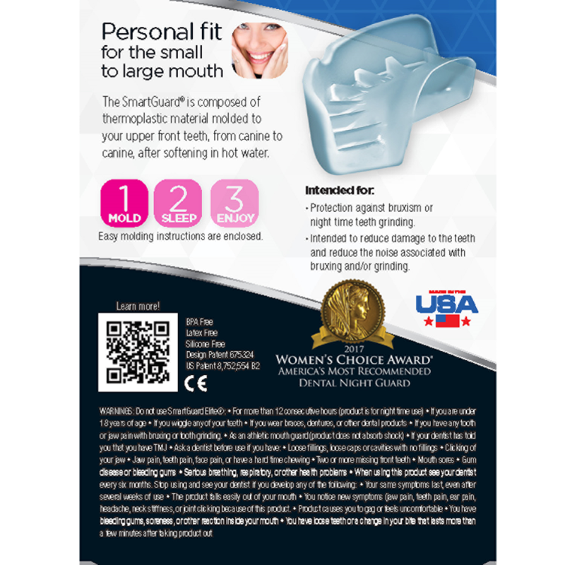 Dental Night Guard for Teeth Grinding and Clenching - Custom Anti Bruxism Mouth Guard