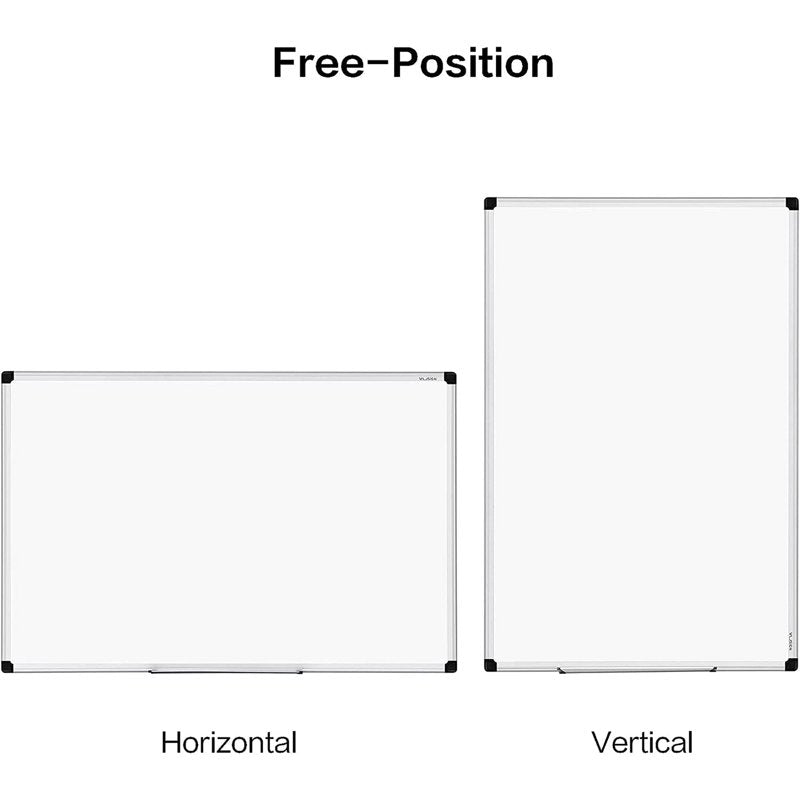 36x24 Magnetic Whiteboard with Aluminum Frame for Office & Home