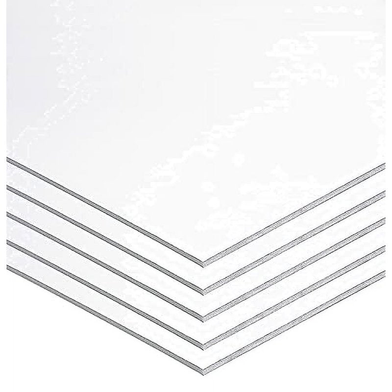 Foam Core Art Board 22x28 Inches - White, Pack of 5 for Crafts & Projects