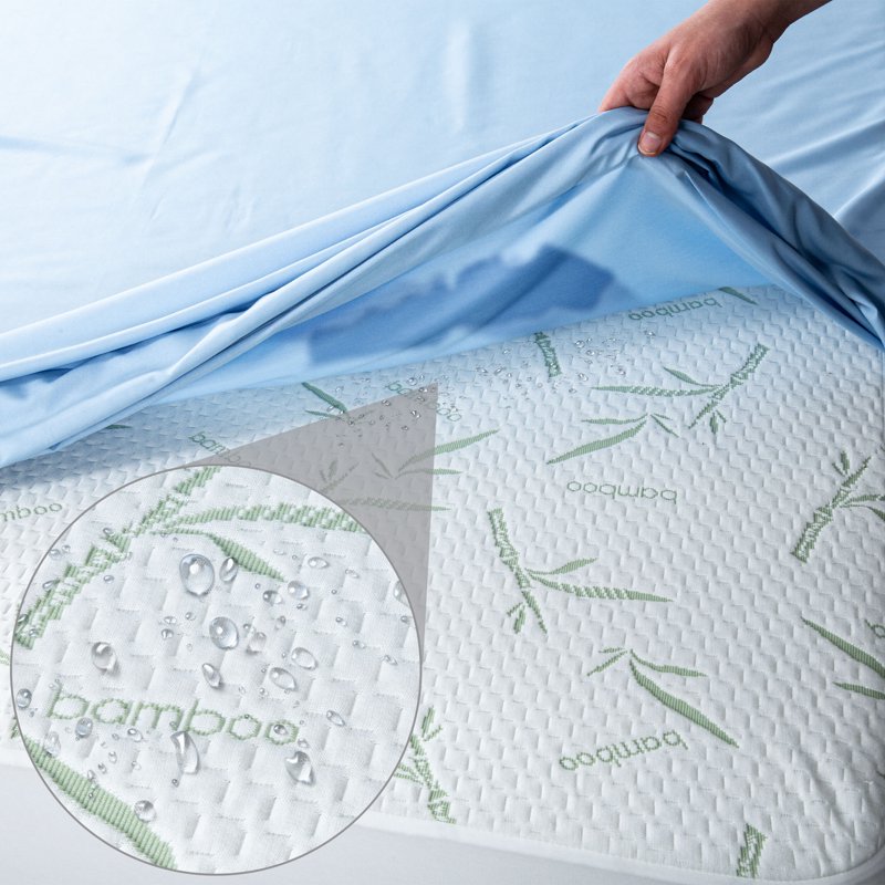 Waterproof Mattress Protector Twin - Ultra-Soft Breathable Fitted Cover