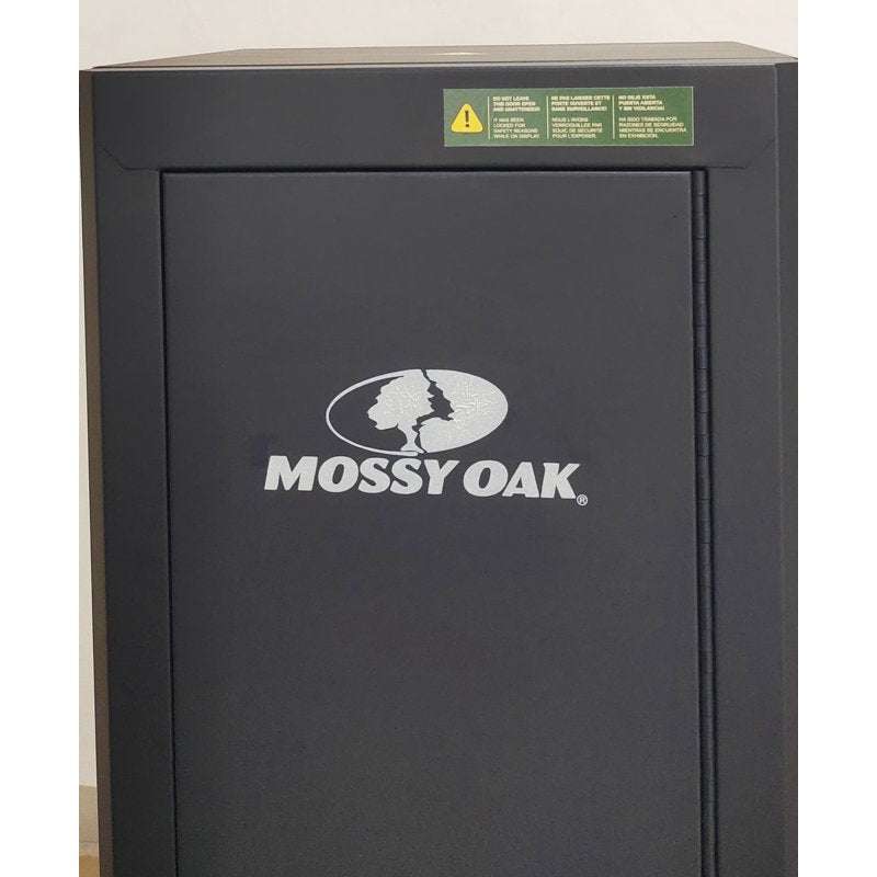 18-Gun Collapsible Rifle Safe with Key Lock - Black Steel Security Cabinet