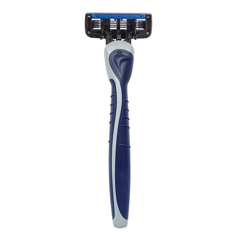 Men's 5 Blade Disposable Razors with Lubrication - Sensitive Skin, 6 Pack
