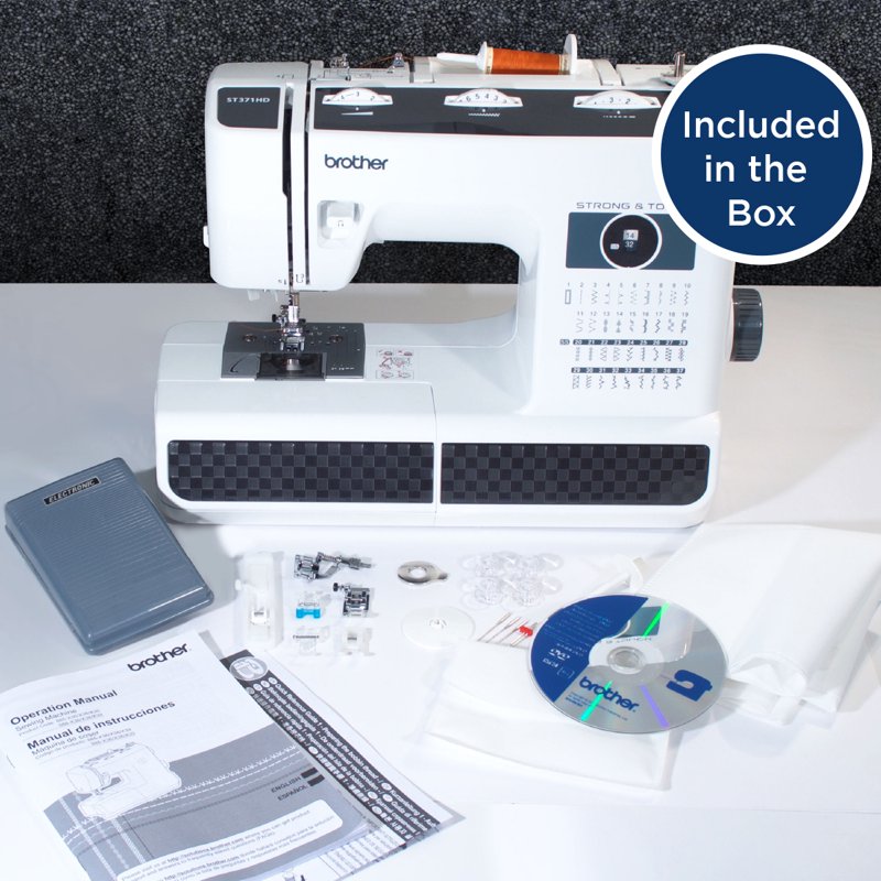 Heavy-Duty Sewing Machine with 37 Stitches, Durable & Versatile