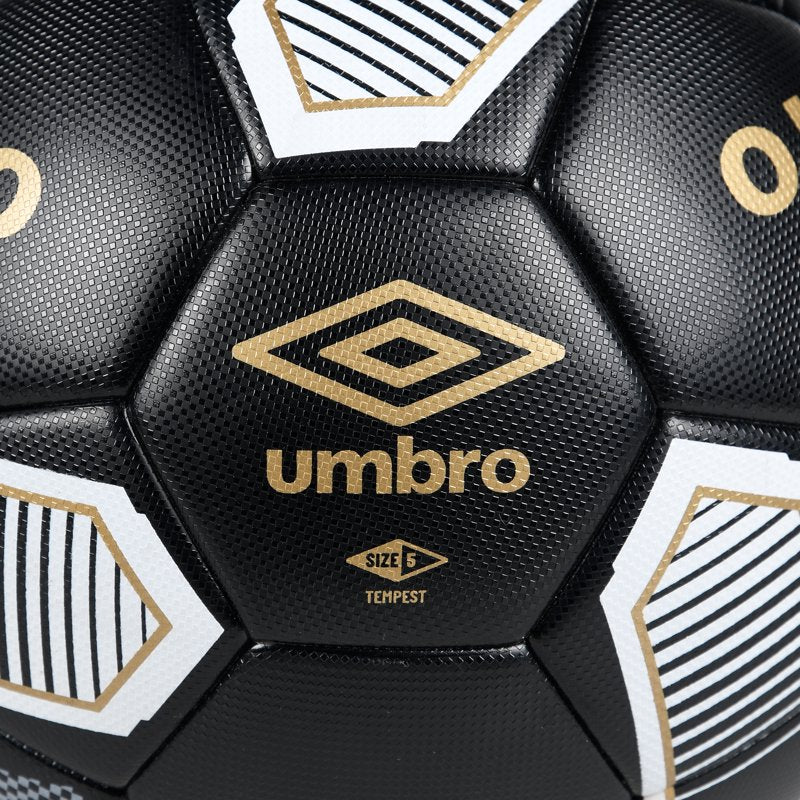 (2 Pack) Umbro Tempest Soccer Ball, Size 5, NFHS Certified